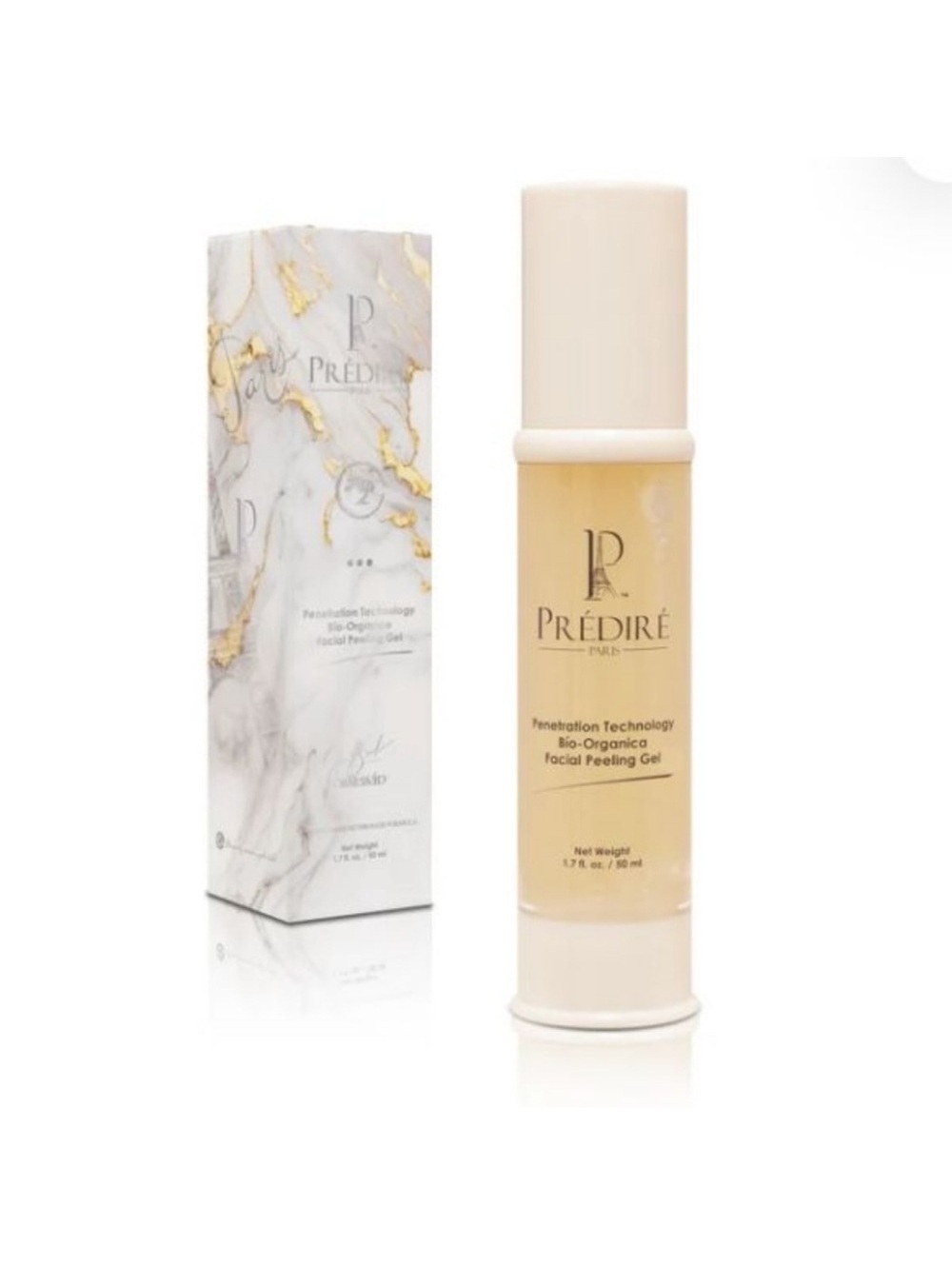 Predire Paris Bio Brightening Bio-Organic Facial Peeling Gel Vitamin E & A NEW